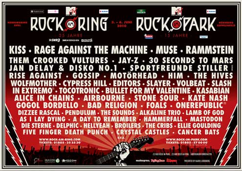 Poster from Nurburg, Germany 03 June 2010 show