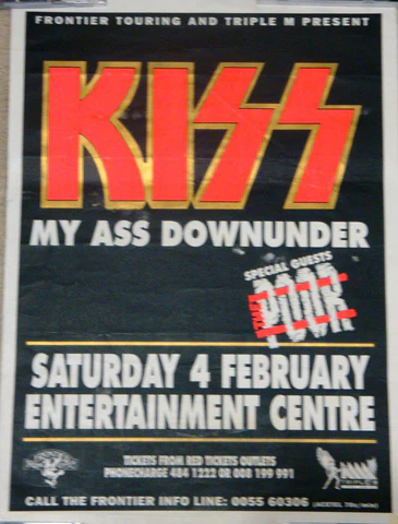 Poster from Perth, Australia 04 February 1995 show