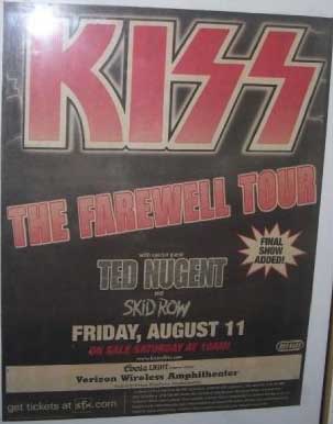 Poster from Irvine (Los Angeles), CA, USA 11 August 2000 show