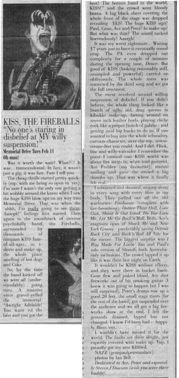 Review from Adelaide, 11 February 1997 show