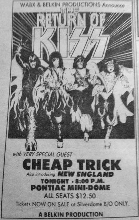 Advert from Pontiac (Detroit), MI, USA 13 July 1979 show
