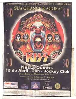 Advert from Porto Alegre, Brazil 15 April 1999 show