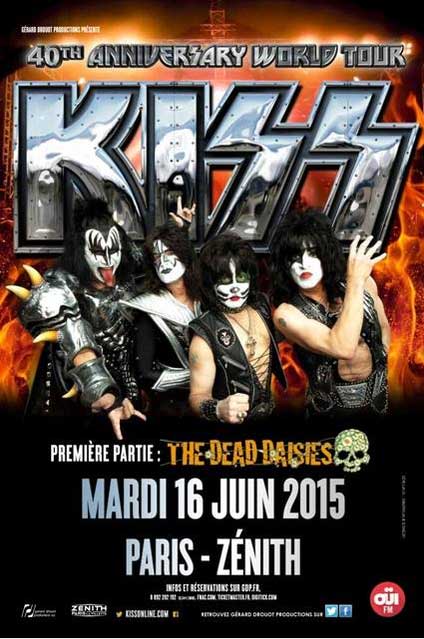 Poster from Paris, France 16 June 2015 show
