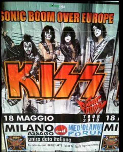 Poster from 18 May 2010 show Milano, Italy