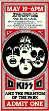 Ticket from Valencia, CA, USA 19 May 1978 show
