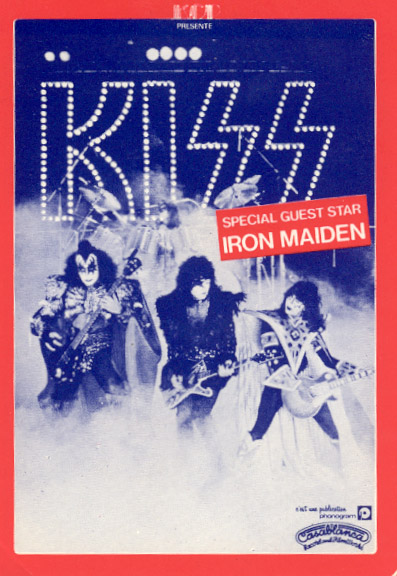 Poster from 27 September 1980 show Paris, France