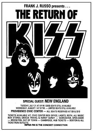 Poster from Providence, RI, USA 31 July 1979 show