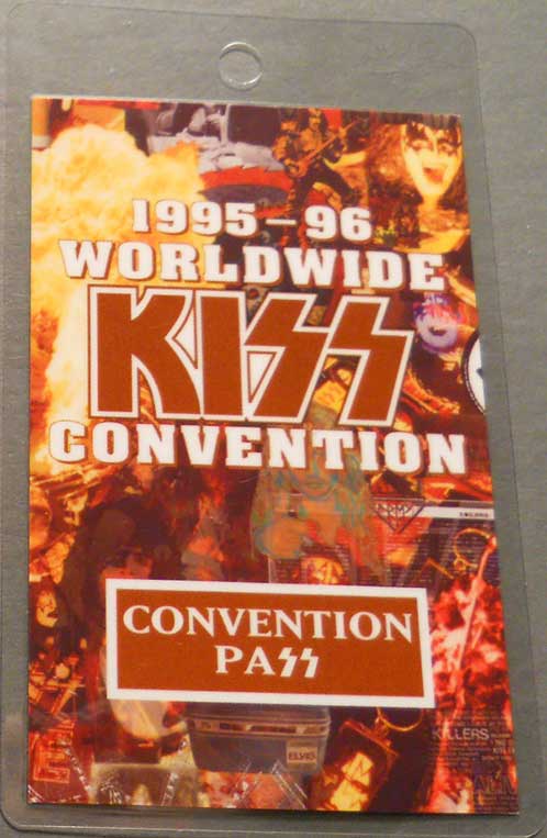 Convention Pass from Boston, MA, USA 29 July 1995 show