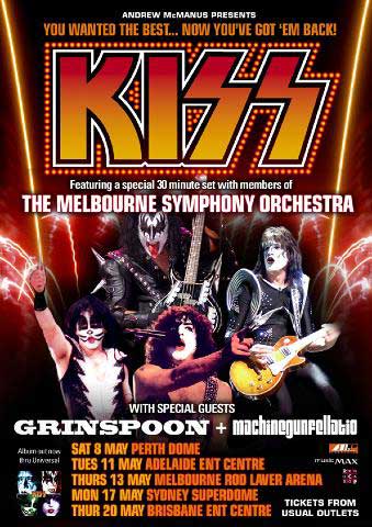 Poster from Brisbane, Australia 20 May 2004 show