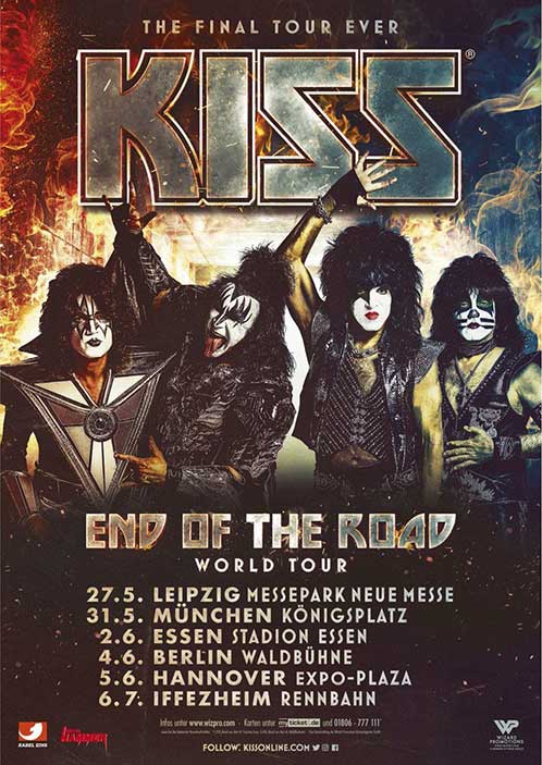 Poster from Kiss Iffezheim, Germany 06 July 2019 show