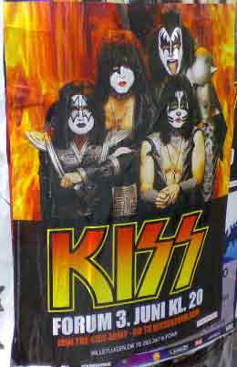 Poster from Copenhagen, Denmark 03 June 2008 show