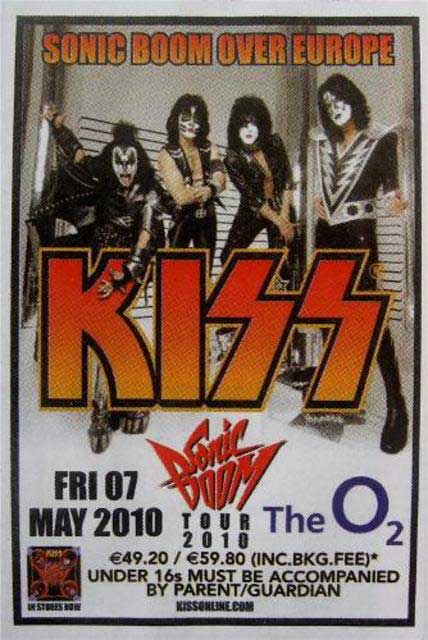 Poster from 07 May 2010 show Dublin, Ireland