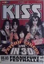 Poster from Frankfurt, Germany 09 March 1999 show