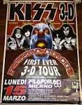 Poster from Milan, Italy 15 March 1999 show