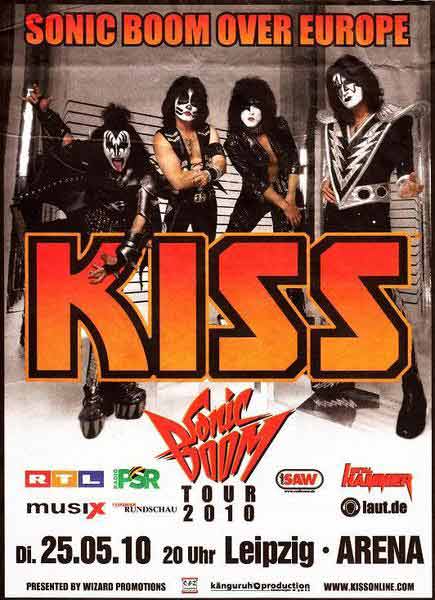 Poster from 25 May 2010 show Leipzig, Germany