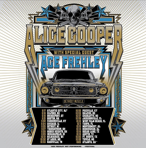 Poster from Ace Frehley Nashville, TN, USA 03 October 2021 show